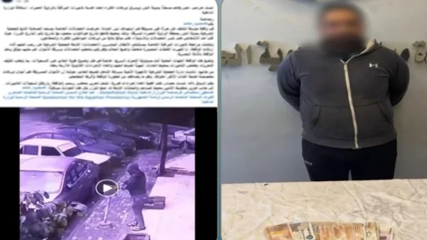 القبض على لص سرق صندوق التبرعات من مسجد في الزاوية