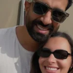 إطلالة رومانسية لكارمن سليمان مع زوجها