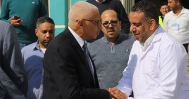 محافظ شمال سيناء يتفقد مستشفى العريش العام