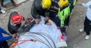 إنقاذ سيدة تعاني من السمنة المفرطة بالمطرية