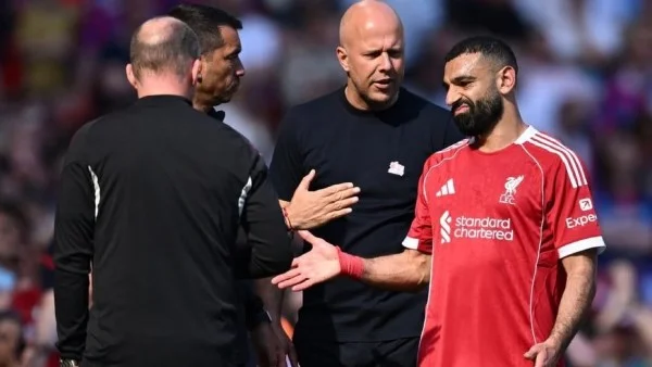 إصابة محمد صلاح في مباراة كريستال بالاس بالدوري الإنجليزي
