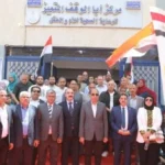 محافظ المنيا يتابع القافلة الطبية المجانية بأبا البلد
