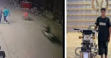 حادث مأساوي في بني سويف: طالب يدهس طفلاً بدراجة نارية