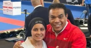 آلاء أيمن تحقق البرونزية في الدوري العالمي للكاراتيه