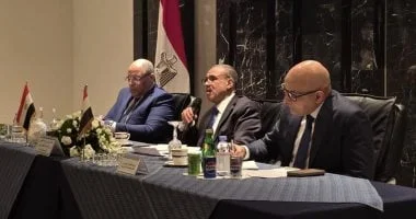 وزير الخارجية يلتقي الجالية المصرية في الكويت