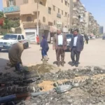 تحسين تصريف مياه الأمطار في بني سويف