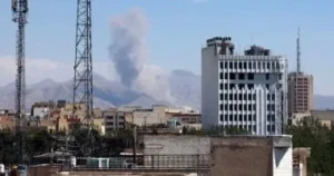 سماع أصوات الدفاعات الجوية في كرمانشاه غرب إيران