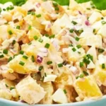 سلطة بطاطس بالدجاج والبافلو صوص بطريقة سهلة