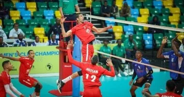 الأهلي وبتروجت في بطولة أفريقيا للطائرة