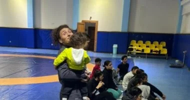 سمر حمزة تجمع بين الأمومة والتدريبات للبطولة الأفريقية