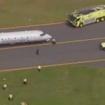 إصابة 6 ركاب بحريق طائرة سويسرية في نيودلهي