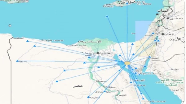 هزة أرضية قرب سانت كاترين بقوة 4.3 درجة