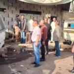 حملة لرفع إشغالات الموقف في ميت غمر بالدقهلية