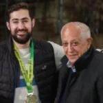 رسالة مؤثرة من نجل حسن المستكاوي لوالده