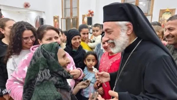 الأنبا باسيليوس يترأس صلاة خميس العهد بنزلة غطاس