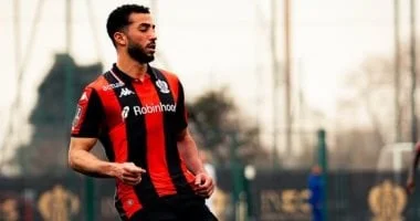 غياب محمد عبدالمنعم عن قائمة نيس ضد مارسيليا