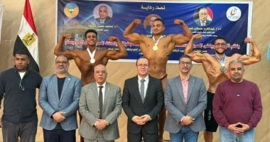 جامعة طنطا تتصدر بطولة الجامعات لكمال الأجسام