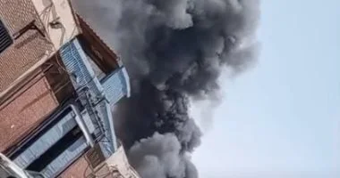 حريق في مركز سيارات بمدينة نصر