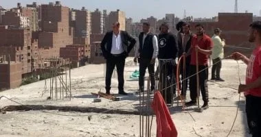 إزالة أدوار مخالفة في حملة بالعجوزة