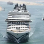 عبور سفينة “MSC EURIBIA” العملاقة في قناة السويس