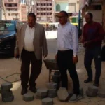 تركيب بلاط الإنترلوك بمركز ديرب نجم بتكلفة 5 ملايين جنيه