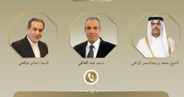 وزير الخارجية يبحث جهود التهدئة الإقليمية مع قطر وإيران