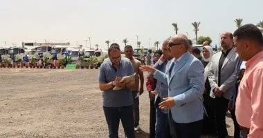 محافظ السويس يتفقد استعدادات الطوارئ