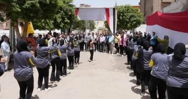 افتتاح ملعب متعدد الاستخدامات في أسيوط