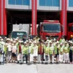 جولة طلابية في الحماية المدنية بالقاهرة