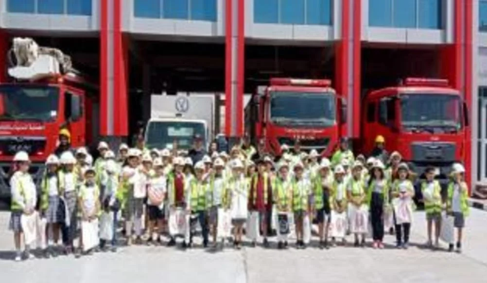 جولة طلابية في الحماية المدنية بالقاهرة