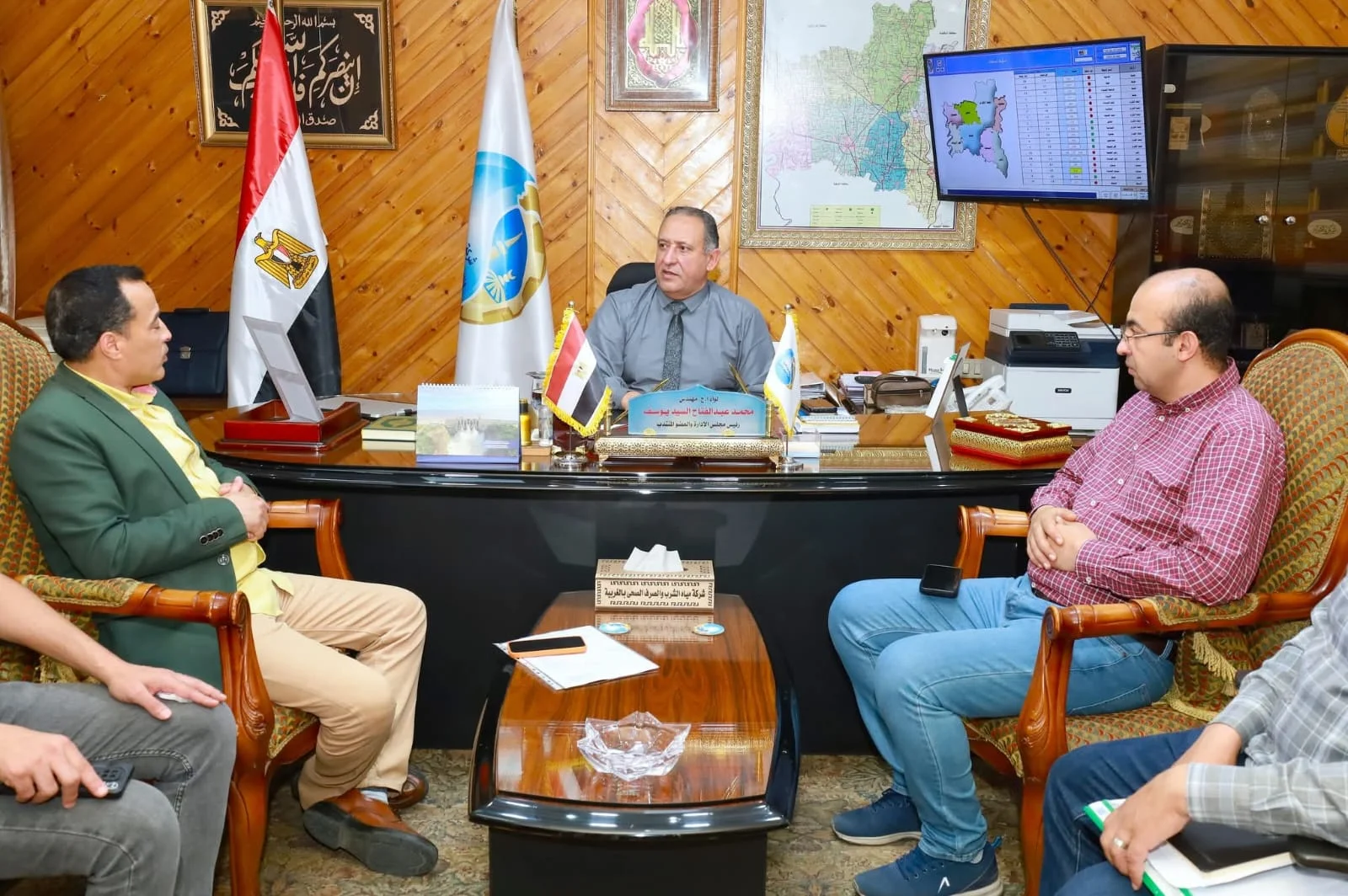 تحسين منظومة السلامة المهنية في مياه الغربية