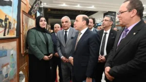 افتتاح المعرض السنوي لطلاب الفنون التشكيلية بجامعة طنطا