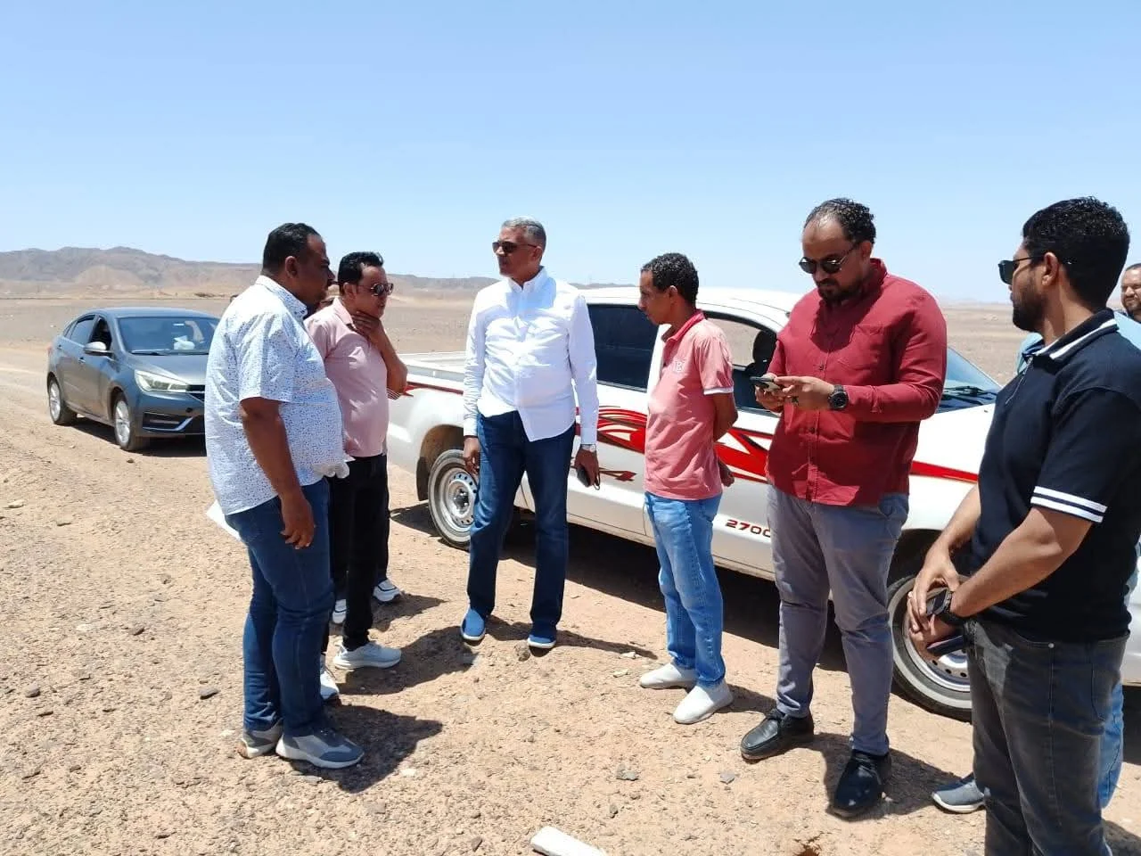 تفقد رئيس مدينة القصير لمواقع وحدات سكنية جديدة