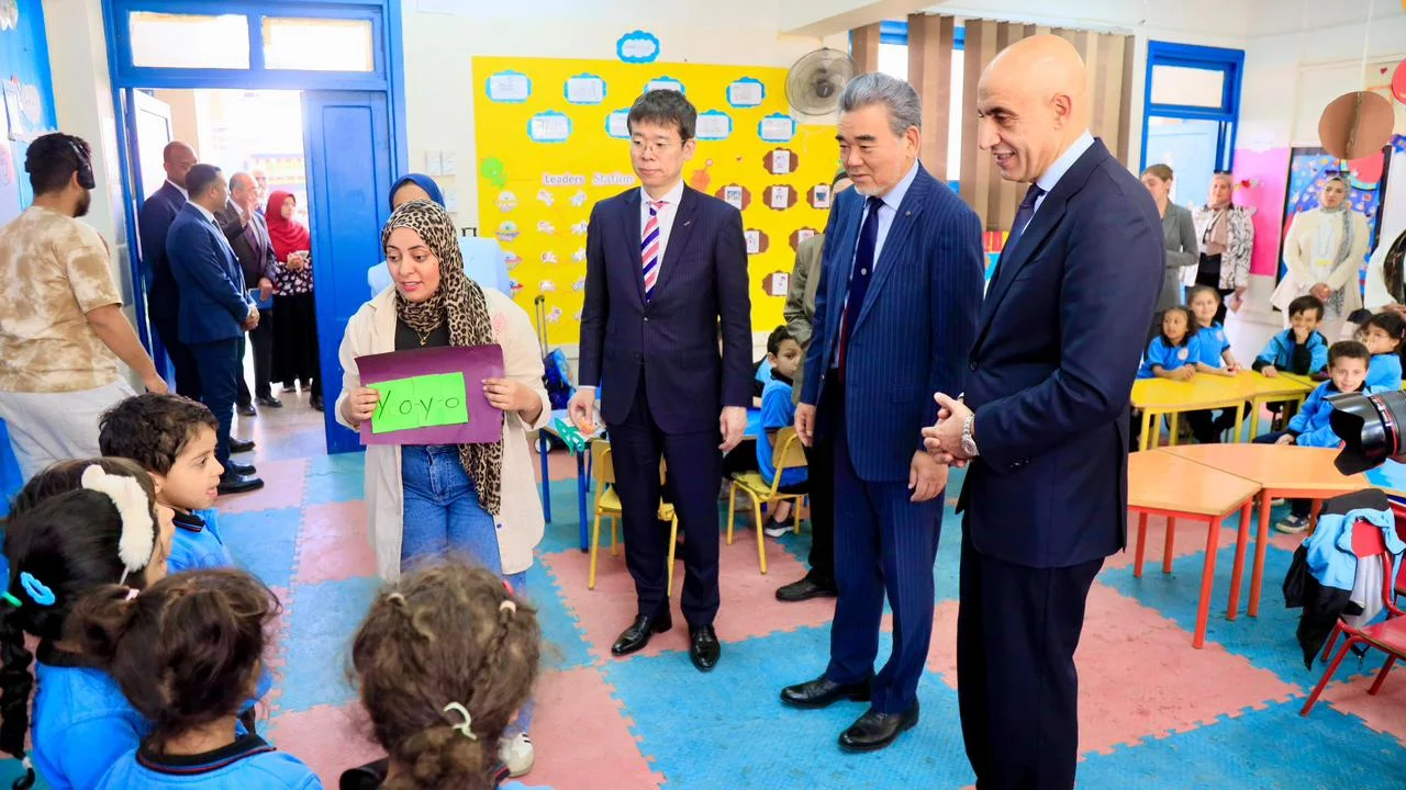 زيارة تعليمية يابانية للمدرسة المصرية اليابانية بالقاهرة الجديدة