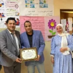 تكريم علي فايز في جامعة بني سويف لمساهماته الخدمية