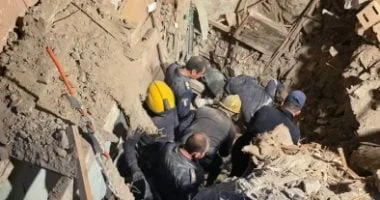 إصابة سيدة في انهيار عقار بالإسكندرية