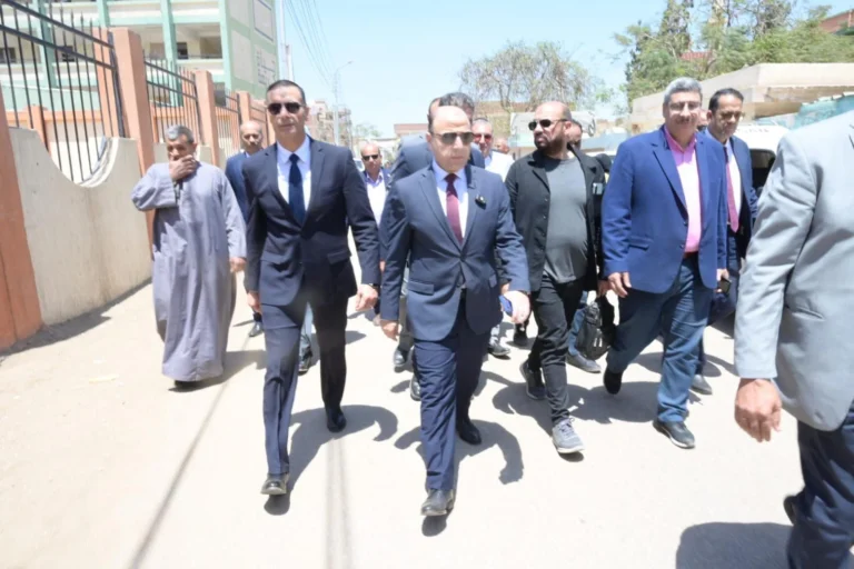 مشروعات "حياة كريمة" في تفهنا العزب تحت أنظار محافظ الغربية
