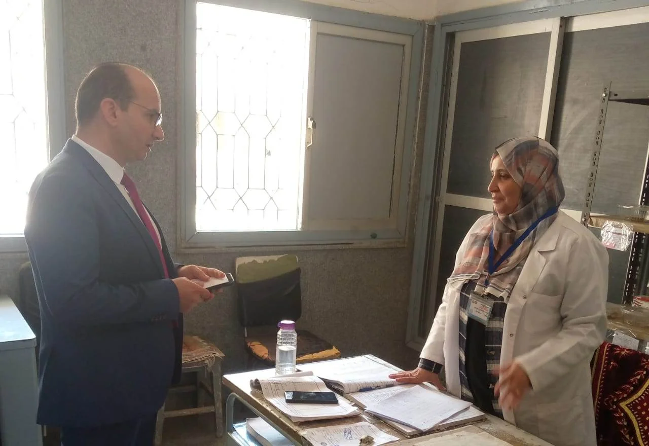 تفقد وكيل صحة الدقهلية للوحدة الصحية بقرية دميرة