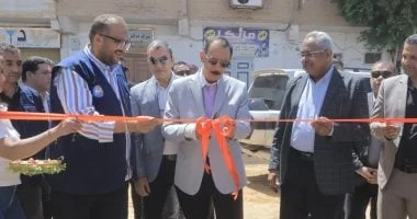 افتتاح مشروعي مياه الشرب والصرف الصحي في سوهاج