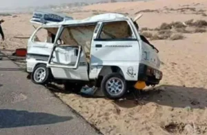 إصابة 7 أشخاص في حادث انقلاب سيارة بالشرقية