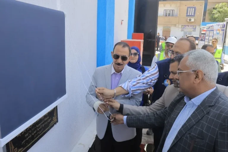 افتتاح مشروعي مياه الشرب والصرف الصحي في جرجا