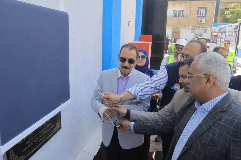 افتتاح مشروعي مياه الشرب والصرف الصحي في جرجا