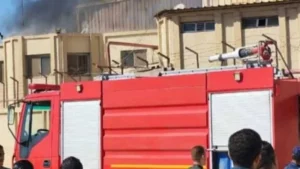 حريق في شقة سكنية بأبو النمرس