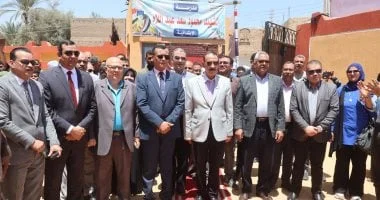 افتتاح مدرسة جديدة بجرجا بسوهاج