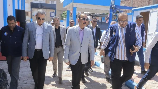 افتتاح مشروعي مياه الشرب والصرف الصحي في جرجا