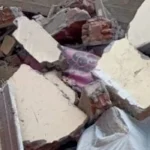 انهيار منزل بخمسة طوابق في بنها وإصابة شخصين