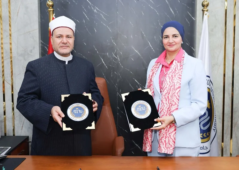 بروتوكول تعاون بين جامعة المنصورة الأهلية وأوقاف الدقهلية