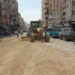 متابعة تطوير ورصف طريق ناهيا في بولاق الدكرور