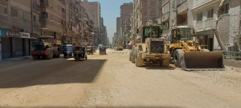 تطوير طريق ناهيا في بولاق الدكرور