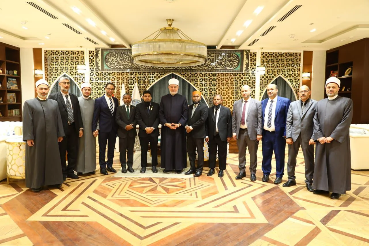 المفتي يبحث سبل التعاون مع جامعة المالديف الإسلامية